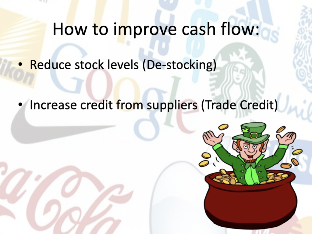 Cash Flow Forecasting Presentation Notes